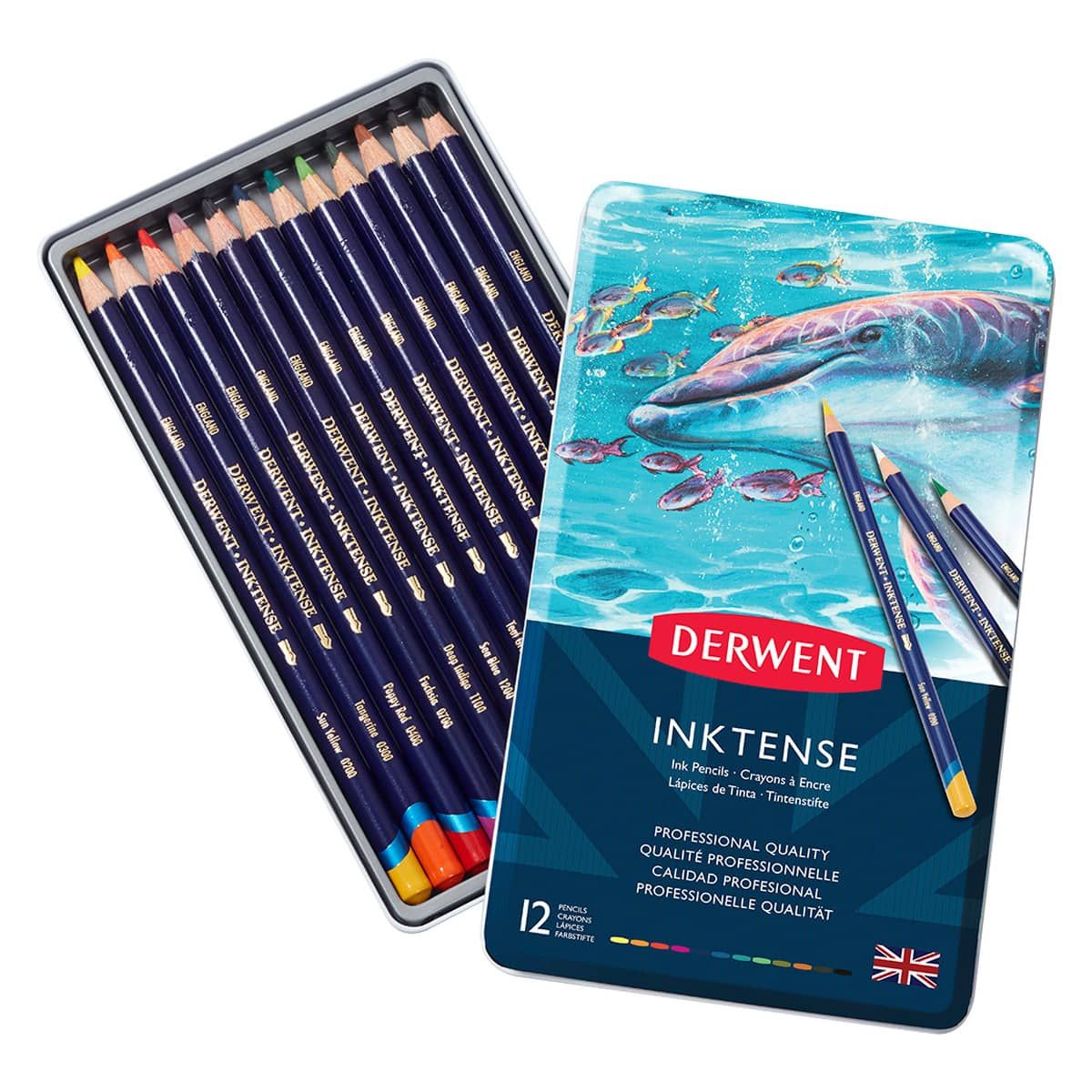 Derwent : Inktense Pencil : Deep Blue