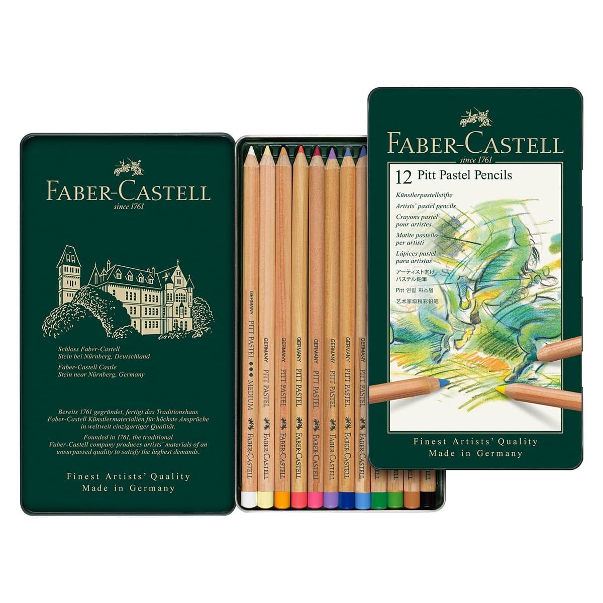  Faber-Castel Pitt Pastell Colouring Pencil Set of 60