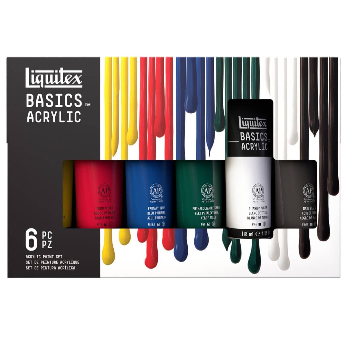 Liquitex Basics Acrylic Set - RISD Store, Liquitex Acrylic Paint Set