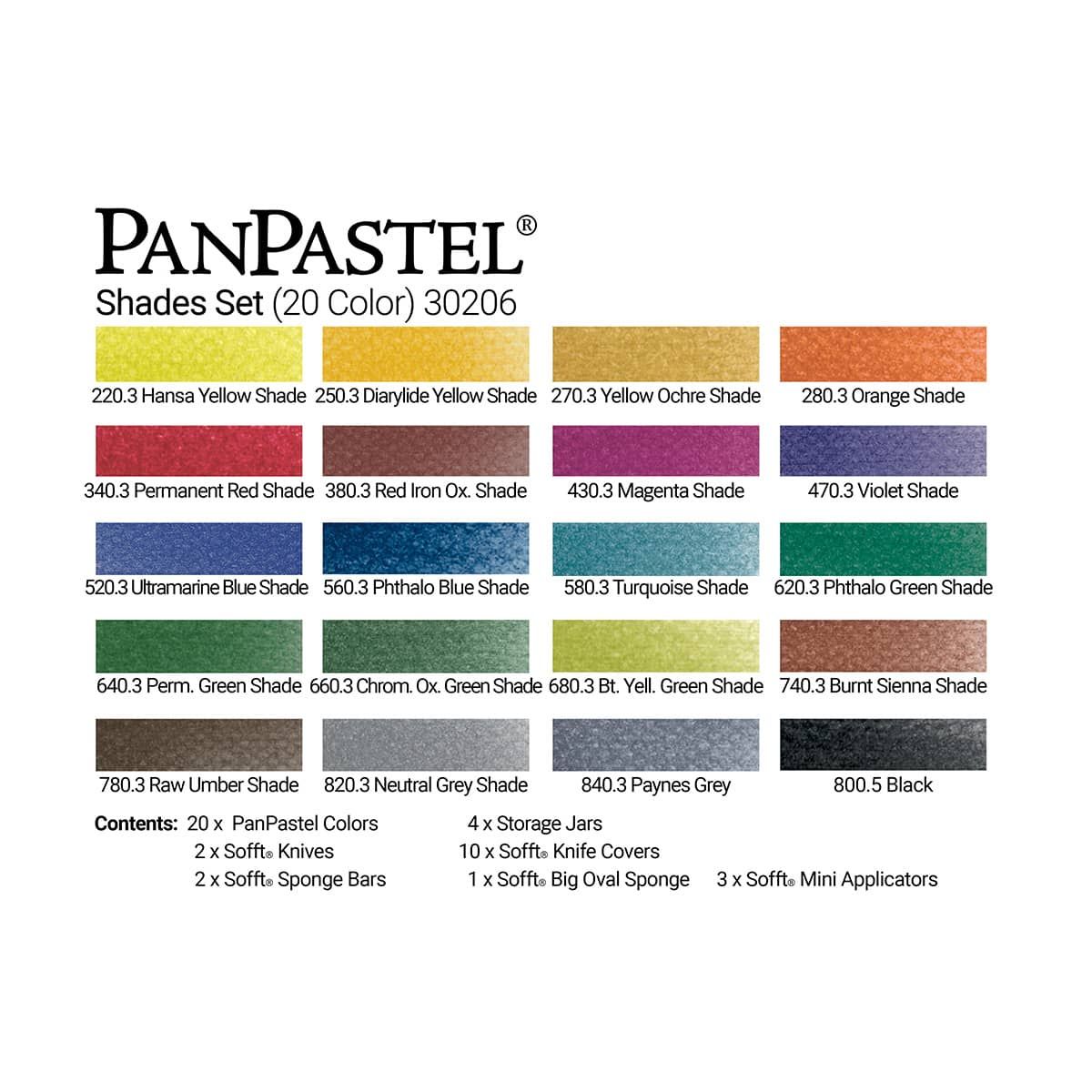 Panpastel 20 Color Portrait Set