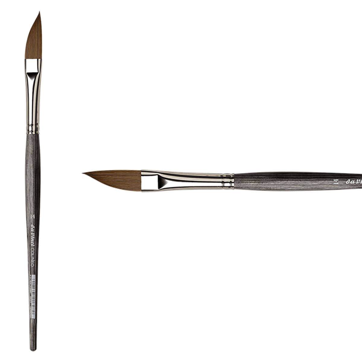 Da Vinci Colineo Synthetic Kolinsky Sable Brush - Rigger, Size 4, Short  Handle