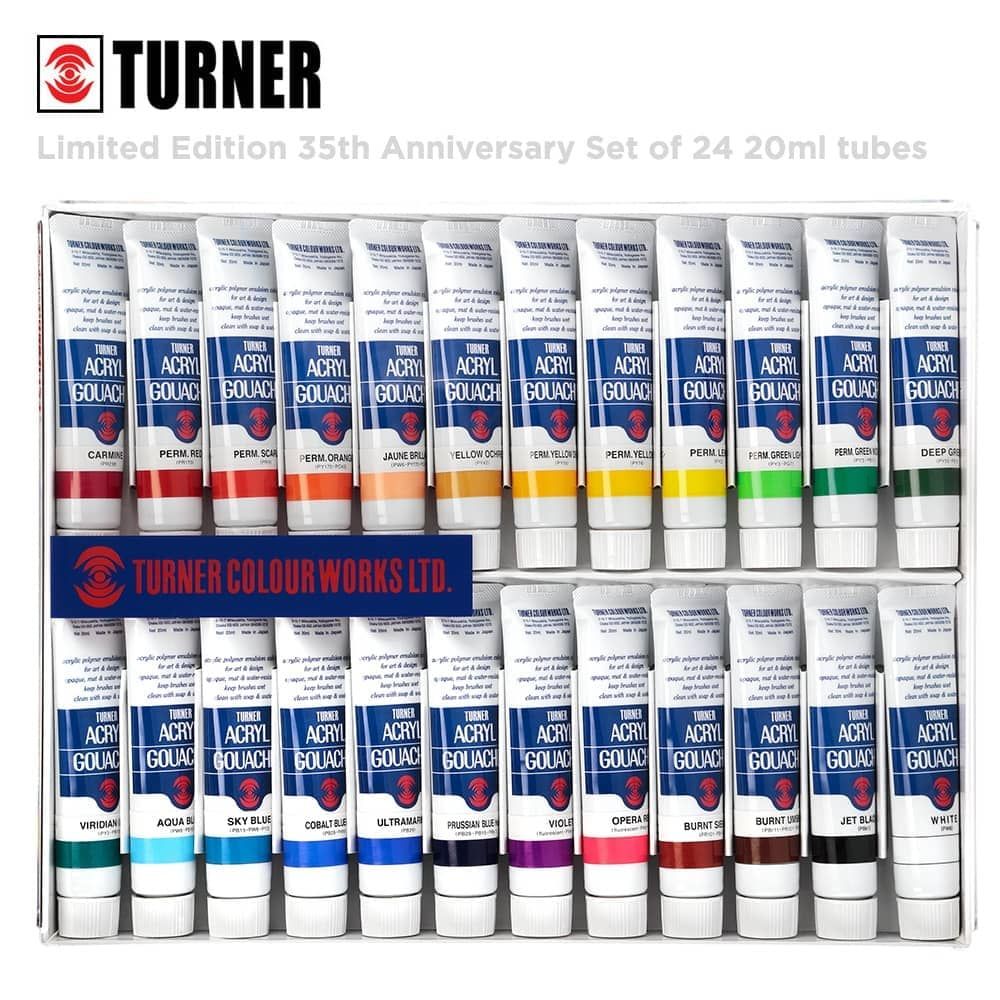 Turner Acrylic Gouache (Set of 12X11ML) - KDS Art Store