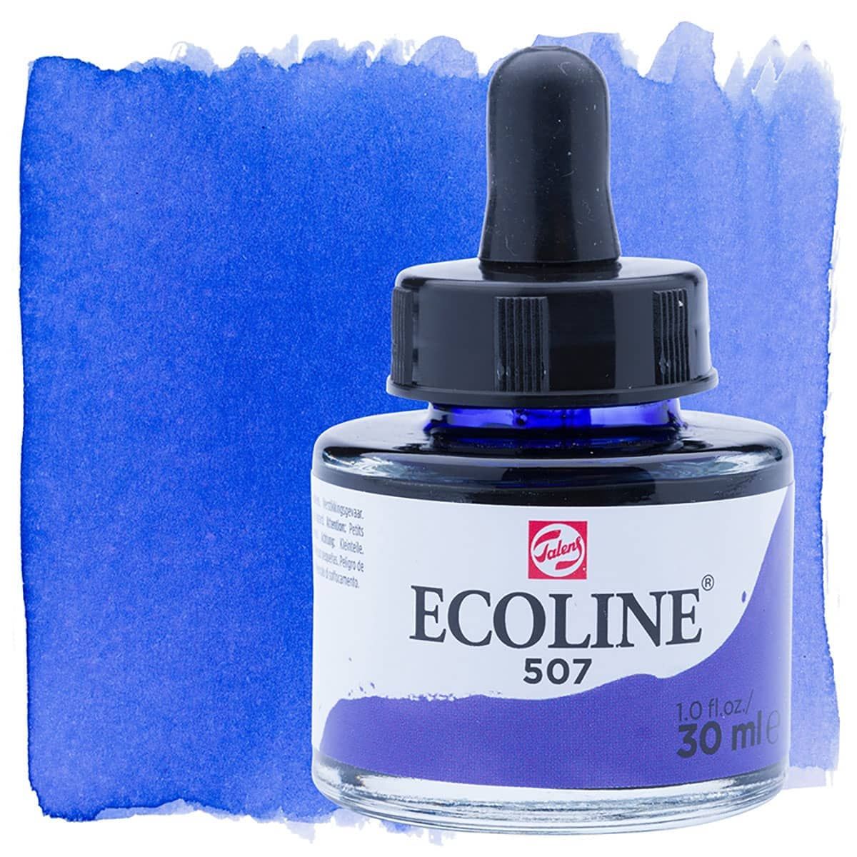 Talens Ecoline Watercolor Brush Pen Ultramarine Violet 507