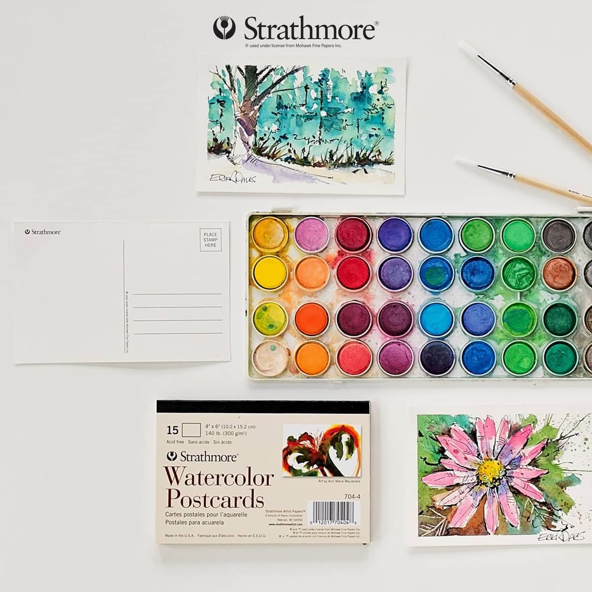 Strathmore 400 Artist Watercolor Paper, 140 Lb, 22 X 30 Inches, 10