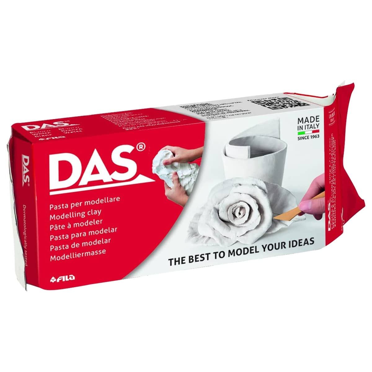 DAS Air Drying Modelling Clay, White I Clay I Art Supplies