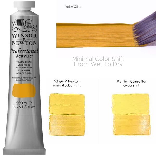 Winsor & Newton Professional Artists Acrylic Paint 60ml - 80 Colours  Available 
