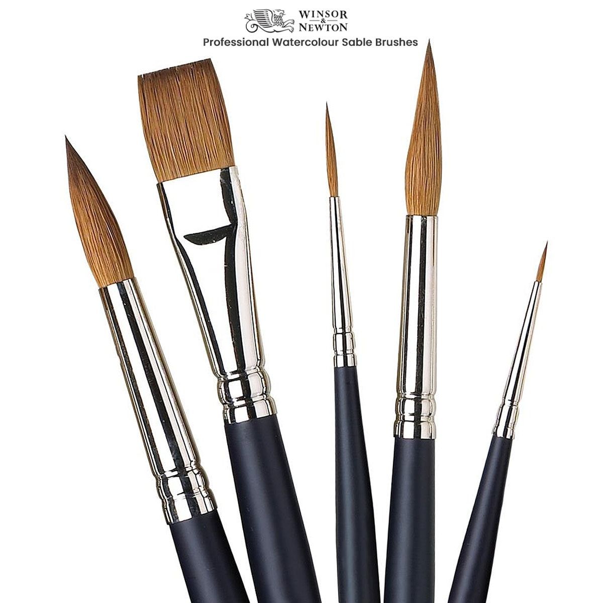 Winsor & Newton Professional Watercolour Sable Brushes | Jerry's Artarama