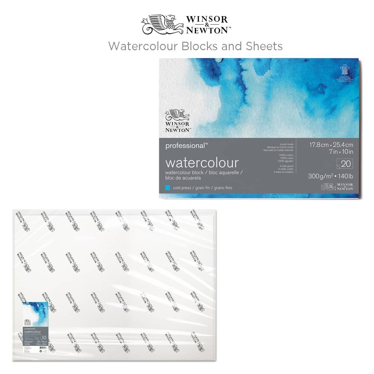 Winsor & Newton Professional and Classic Watercolour Papers