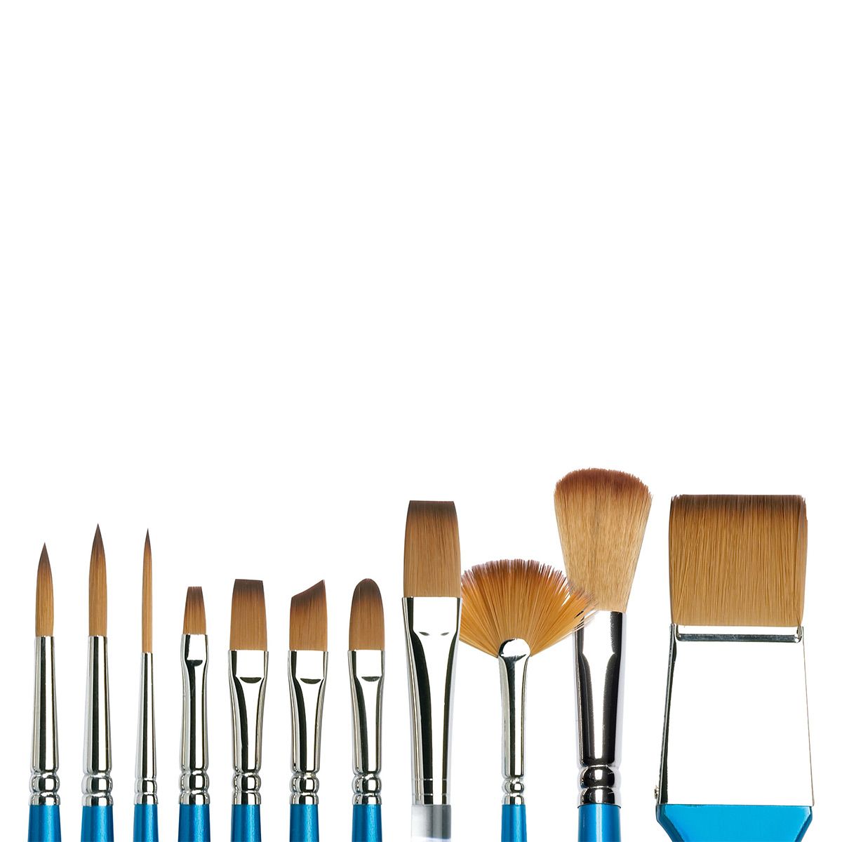 Lot of 5 varies size Winsor & Newton Cotman level 1 watercolor paint brushes