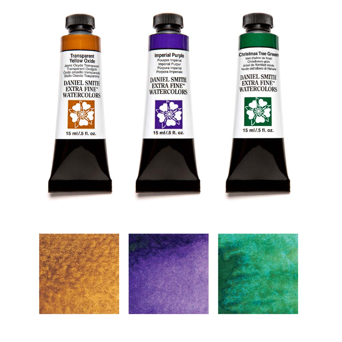 Qor Watercolor Granulators Half Pan Set of 6