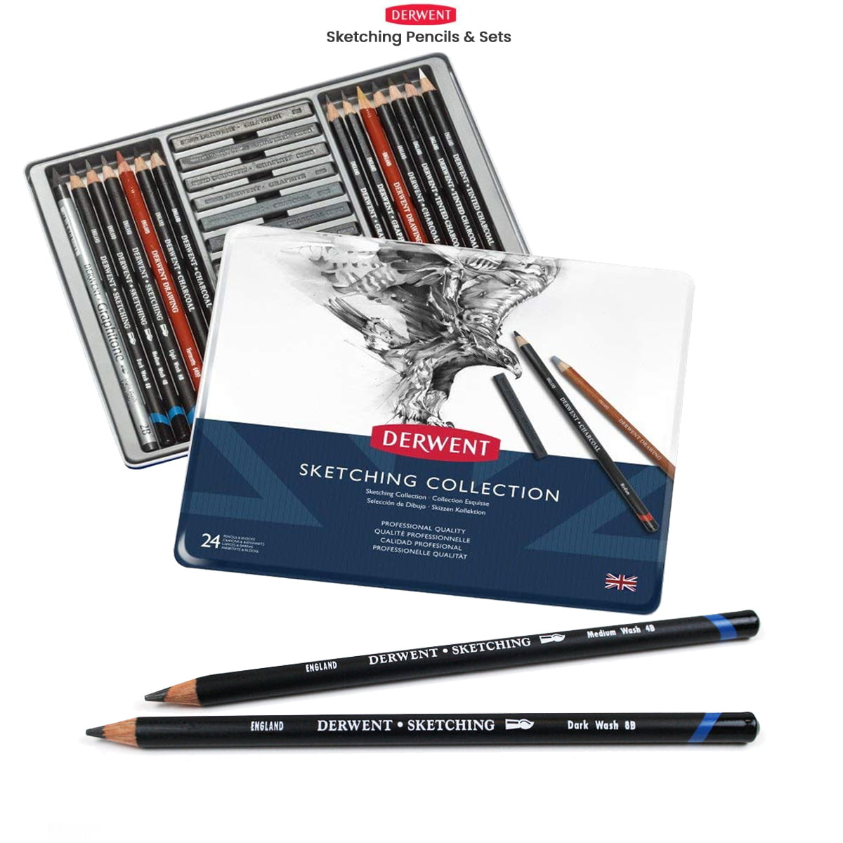 Artist Select Drawing Pad 9 X12 & 5pc Charcoal Pencil Set-50 Sheets, 1  count - Pay Less Super Markets
