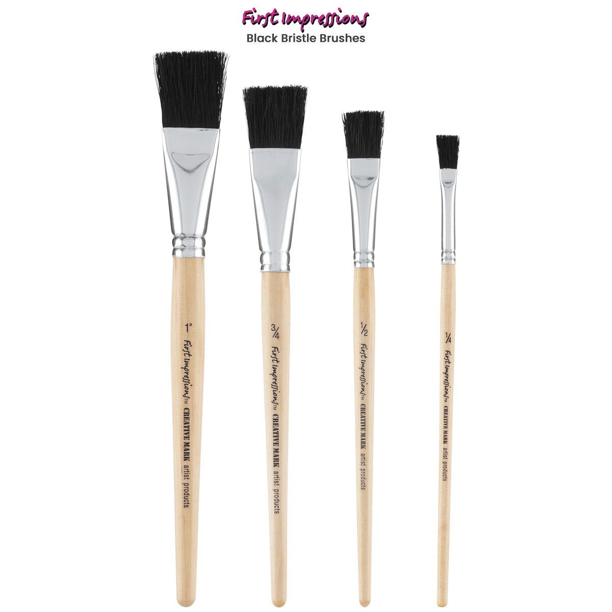 First Impressions Elementary Brushes And Painting Pots