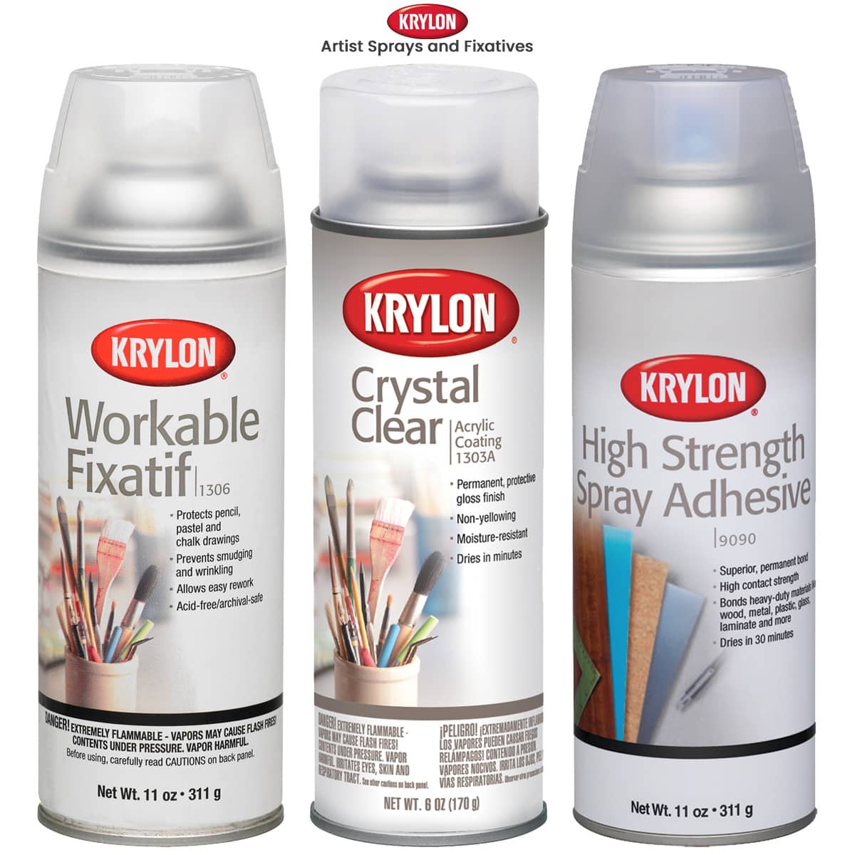 Spray barniz Crystal Clear Krylon - Artea