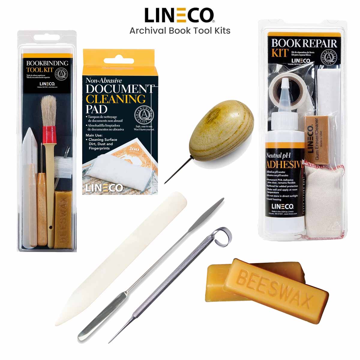 Lineco Book Binding Tool Kit – Jerrys Artist Outlet