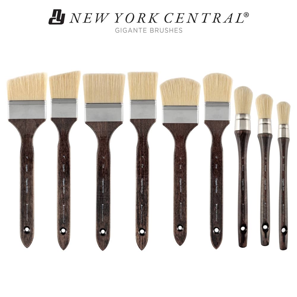 New York Central Gigante Bristle Brushes - Open Stock