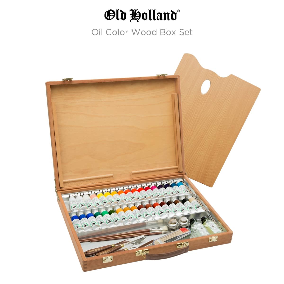 Old Holland Masters Oil Color Wood Box Set of 34