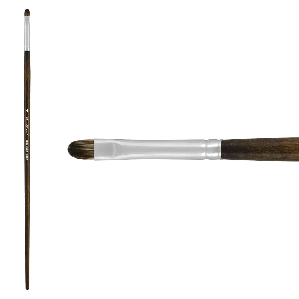 Raphael Stradivrus Synthetic Kolinsky Brush, #4 Rigger