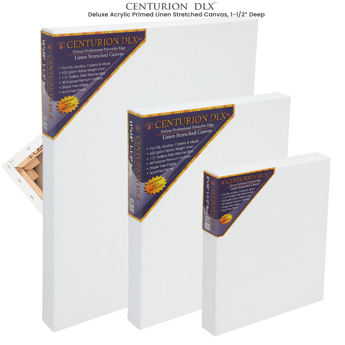 Belle Vous 7 Pack Canvases – Primed Canvas for Painting 45 x 60cm