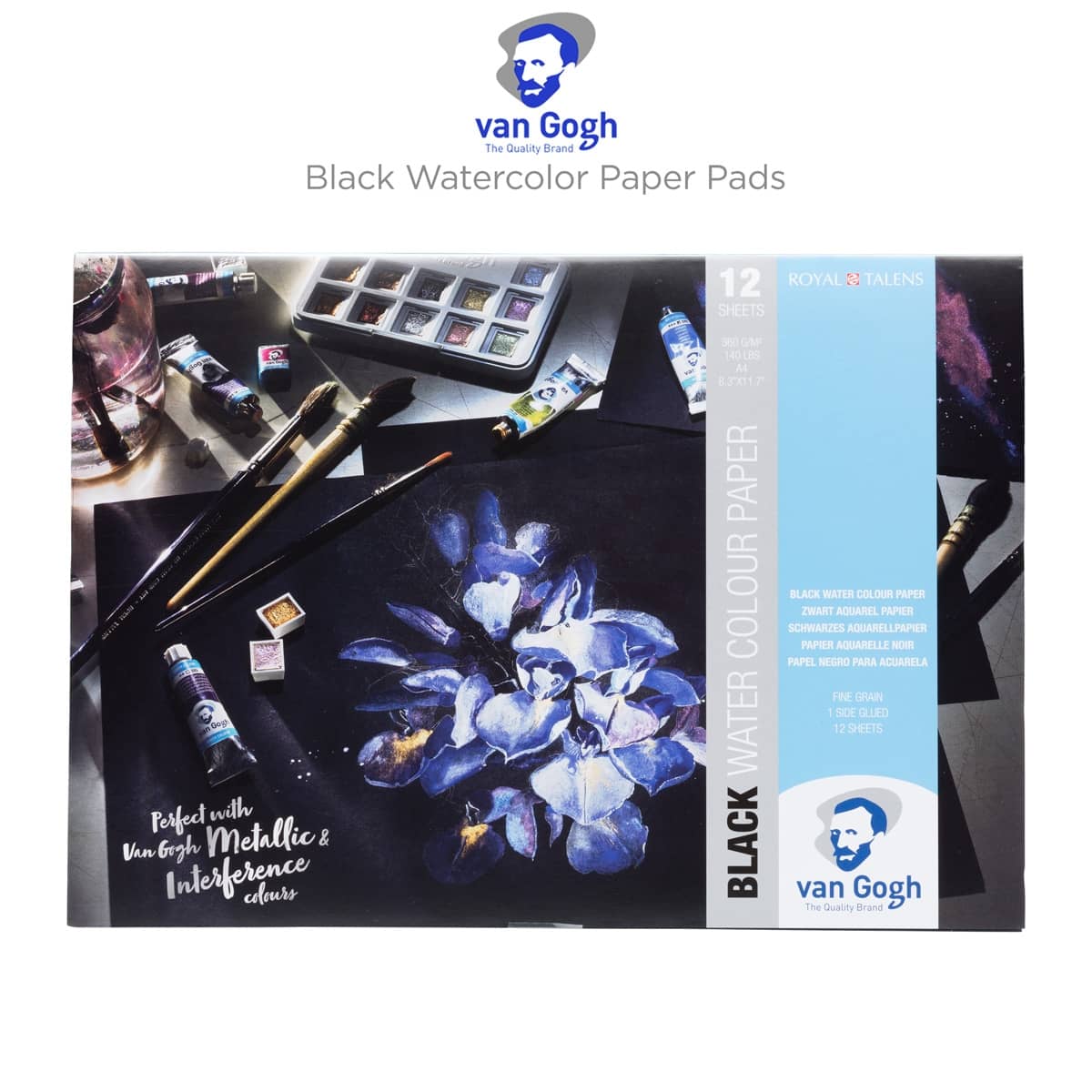 Winsor & Newton Classic Water Colour Side Glued Paper Pad 9x12
