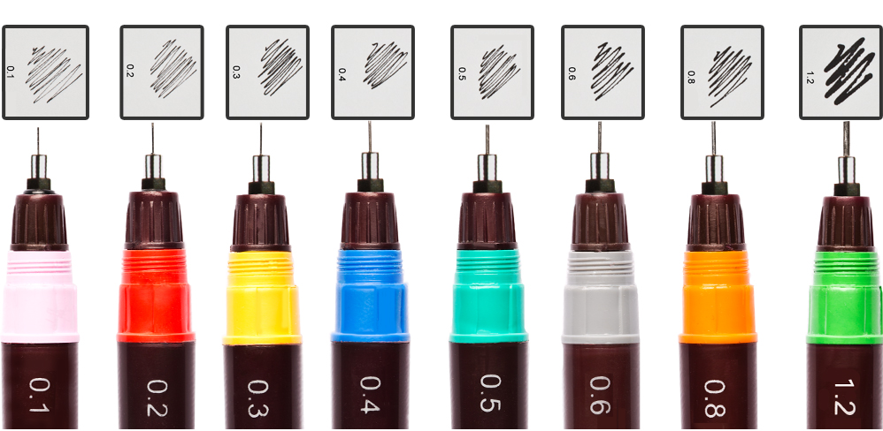 The Basics of Technical Pens - Part 3: Using Colored Inks 2:56
