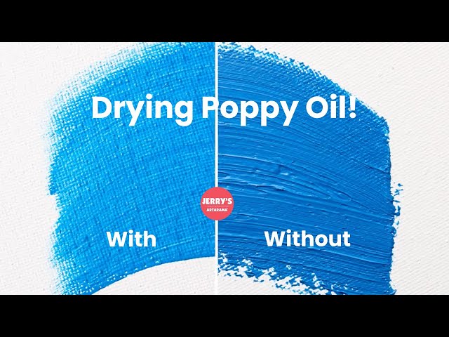 Drying Poppy Oil by Winsor & Newton