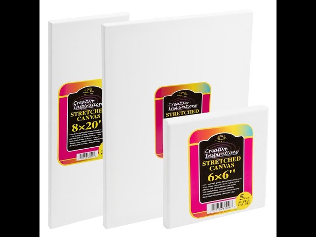 Creative Inspirations Stretched Canvas Super Value 5-Pack