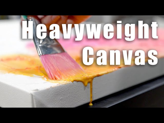 SO. MUCH. PAINT. SoHo Heavyweight Canvas has Your Back!