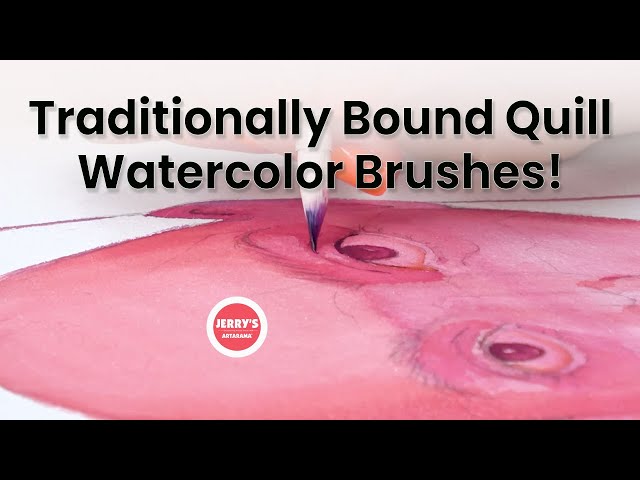 See Kagalovska Quill Watercolor Brush's beautiful marks!