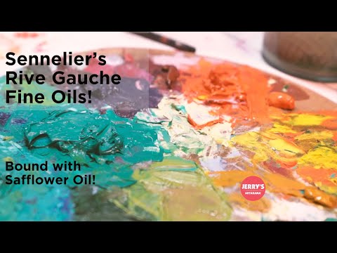 See Sennelier Rive Gauche Fine Oil Colors in action!