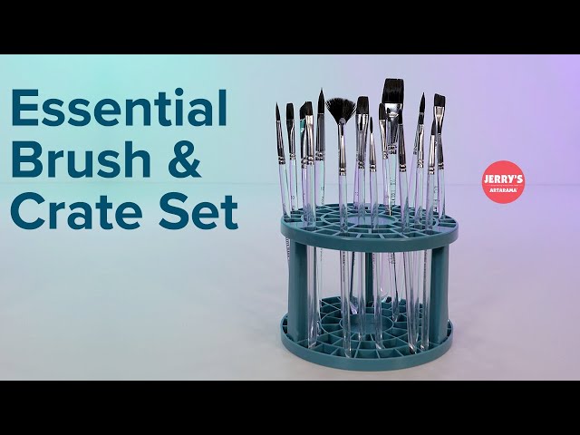 Essential Brush and Crate Set