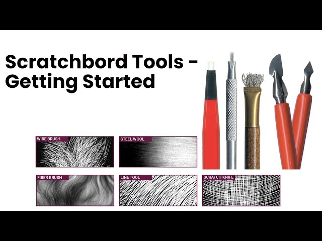 Ampersand Scratchbord Tool Kit, Complete Kit