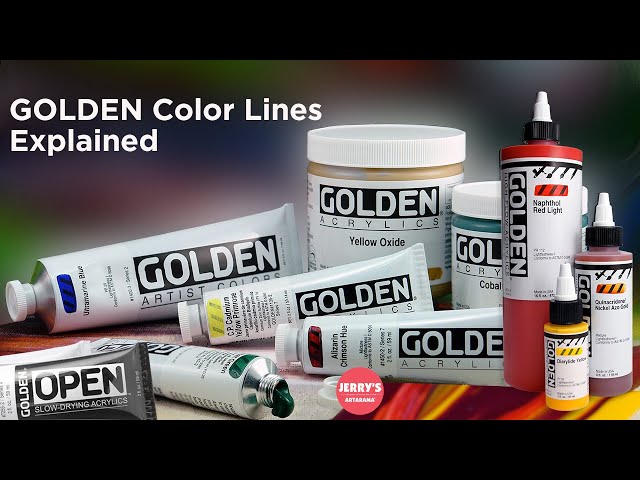 Learn about GOLDEN Acrylic Color Lines