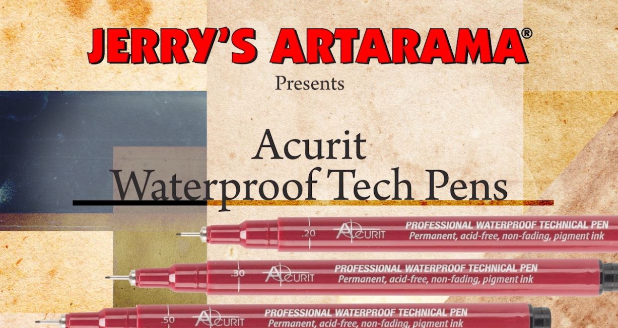 Acurit Waterproof Technical Pens Demo