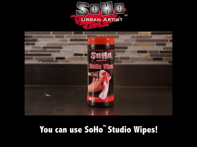 SoHo Artist Disposable Studio Wipes