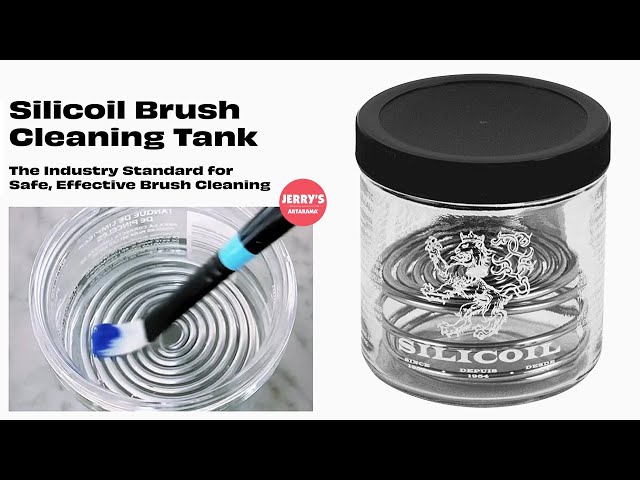 Silicoil Brush Cleaner Tank