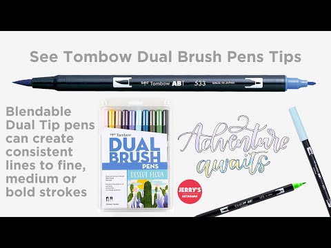 54PC Dual Brush Pen Art Marker Set in Oyster Marker Storage Case