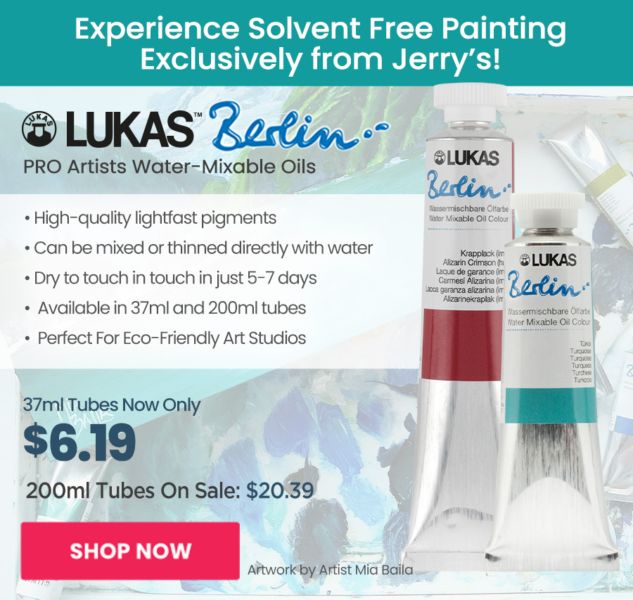 LUKAS Berlin PRO Artists Water Mixable Oil Colors