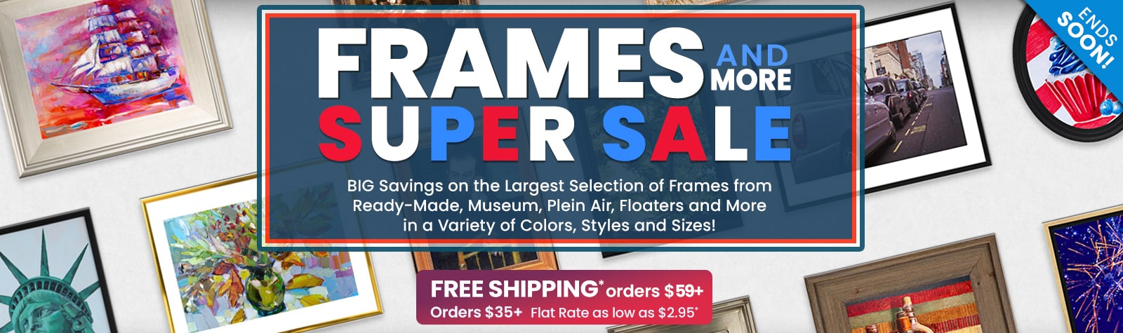 Everything Frames Super Sale - Up to 84% Off List Price