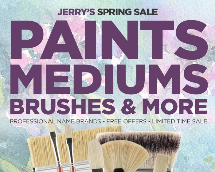 Limited Time - Jerrys Paints Mediums and MORE Sale