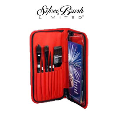 FREE* Silver Brush Monaco Short Handle Deluxe Brush Case