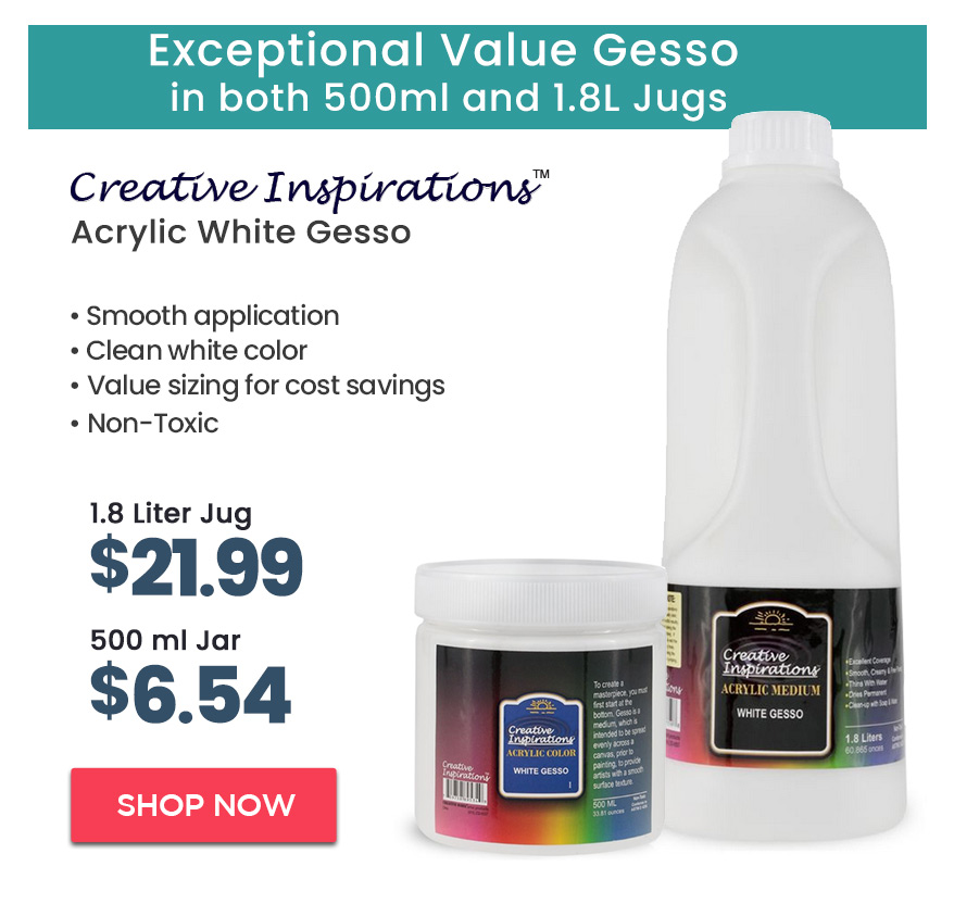 Shop Creative Inspirations Acrylic White Gesso