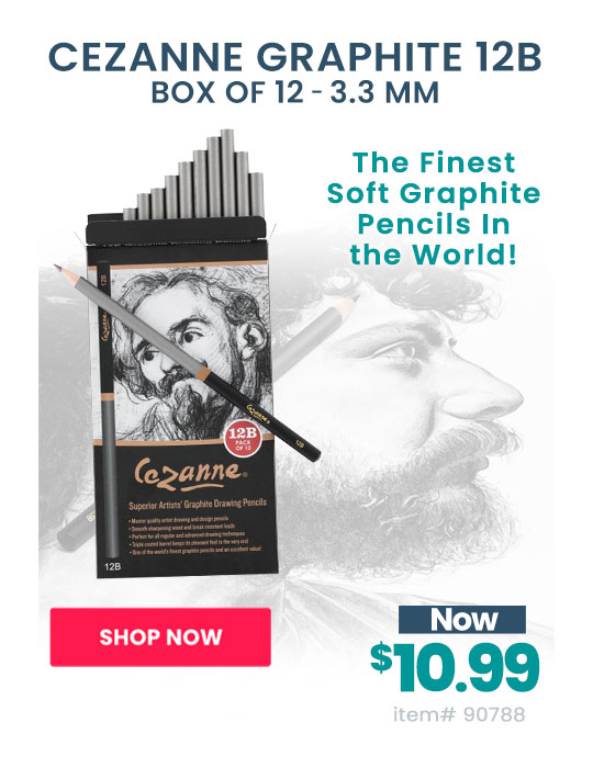 Cezanne Graphite Pencil #12B - Pack of 12