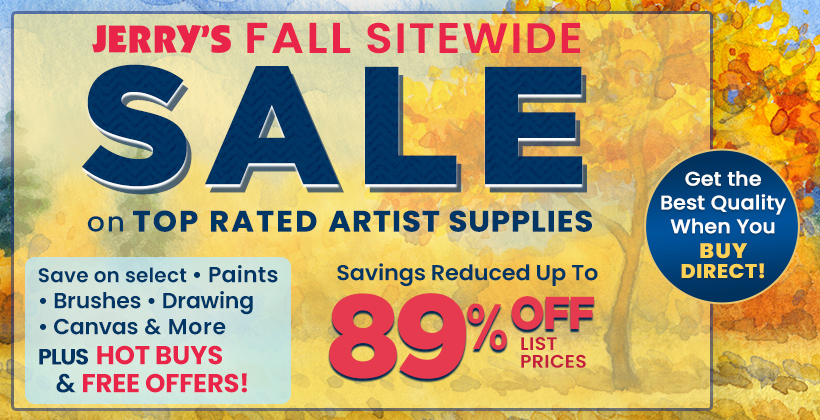 Jerry's Fall Sitewide Sale - Up to 89% Off List Prices